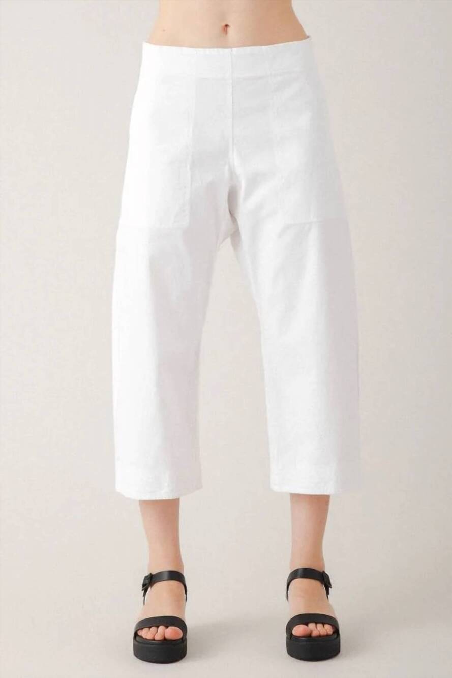 NEW PRAIRIE UNDERGROUND metric cropped pant in white